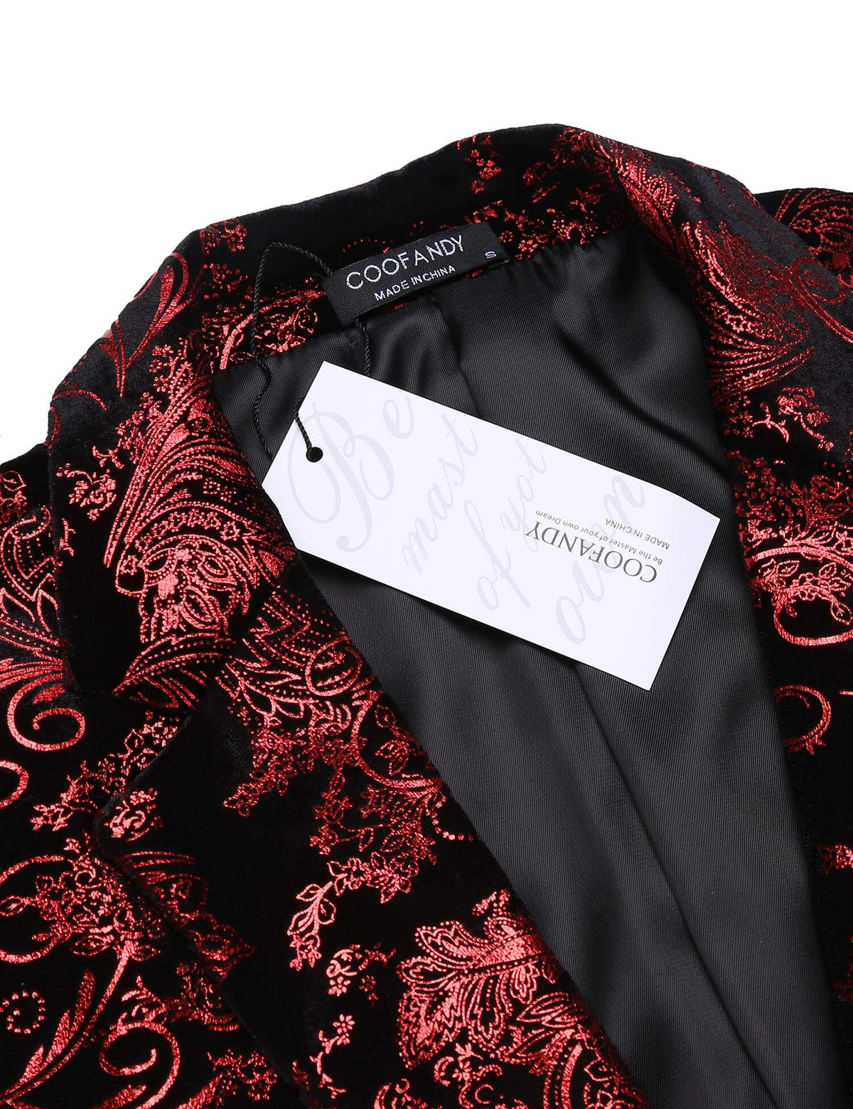 Floral Luxury Tuxedo Dinner Party Blazer (US Only)
