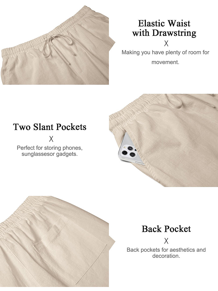 Casual 100% Cotton 2-Piece Vacation Set (US Only)