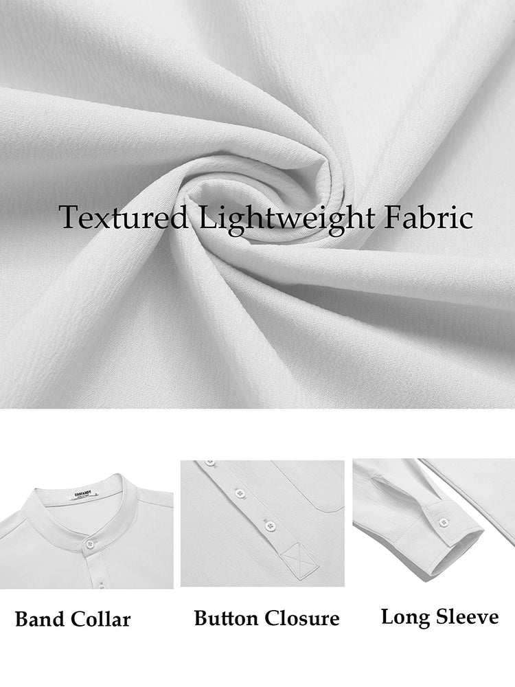 Casual Summer Vacation Henley Shirt (US Only)