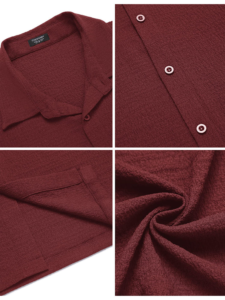 Casual Summer Textured Shirt (US Only)