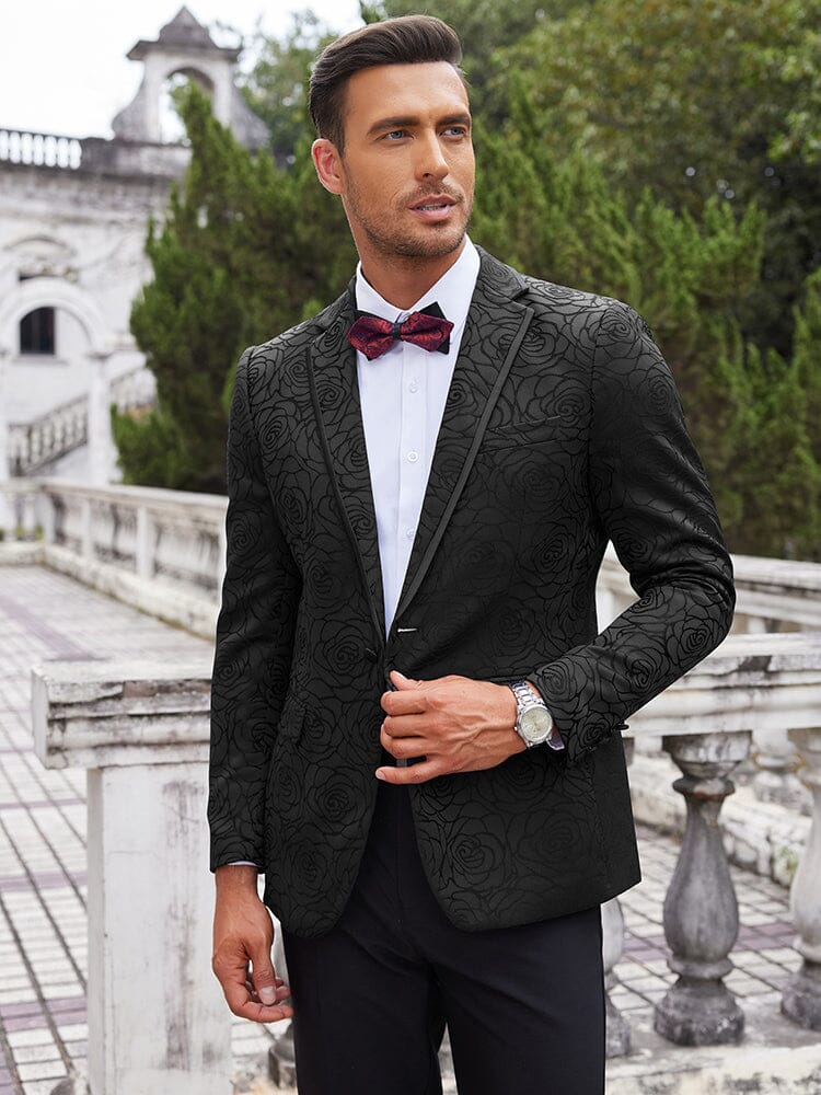 Floral Embroidered Party Blazer (US Only)