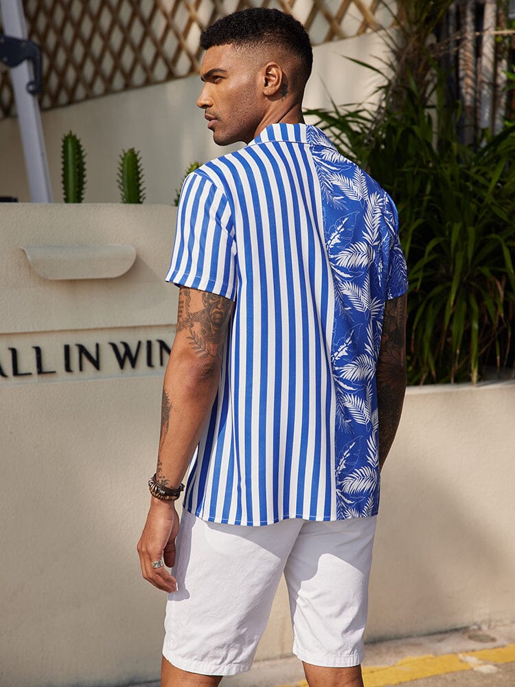 Cozy Stripe Splicing Shirt (US Only)