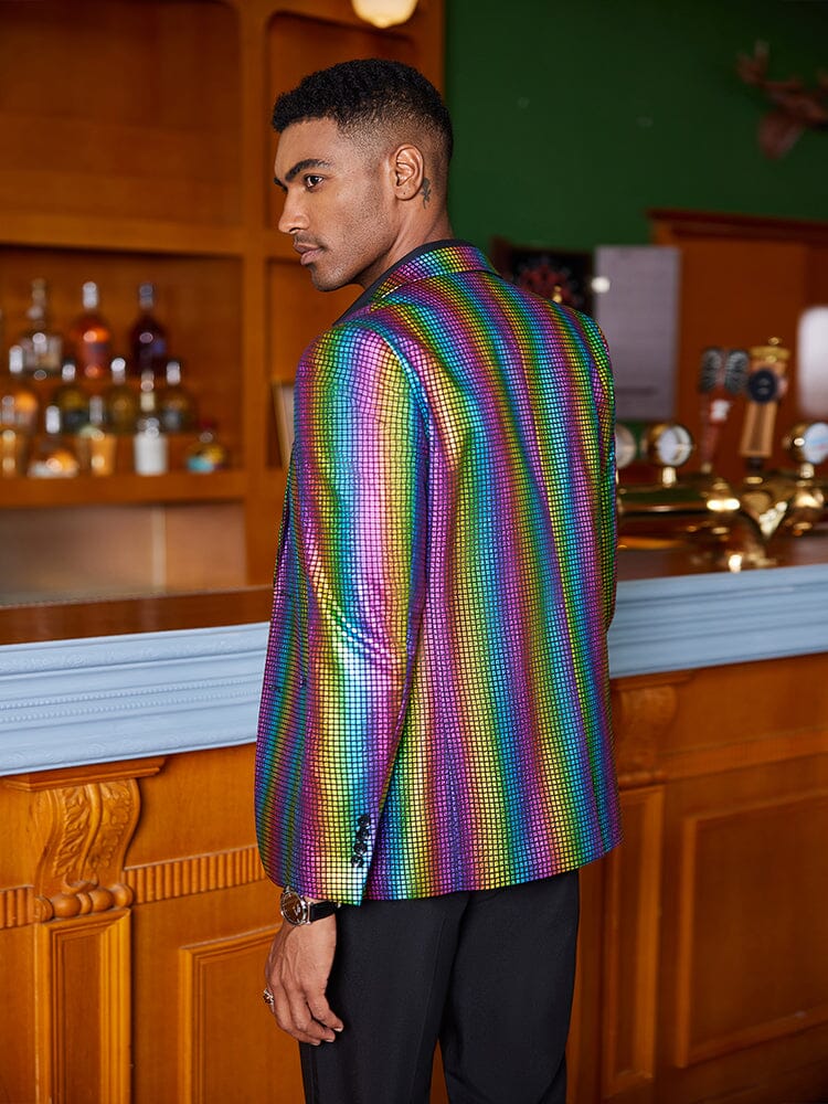 Stylish Metallic Blazer Jacket (US Only)