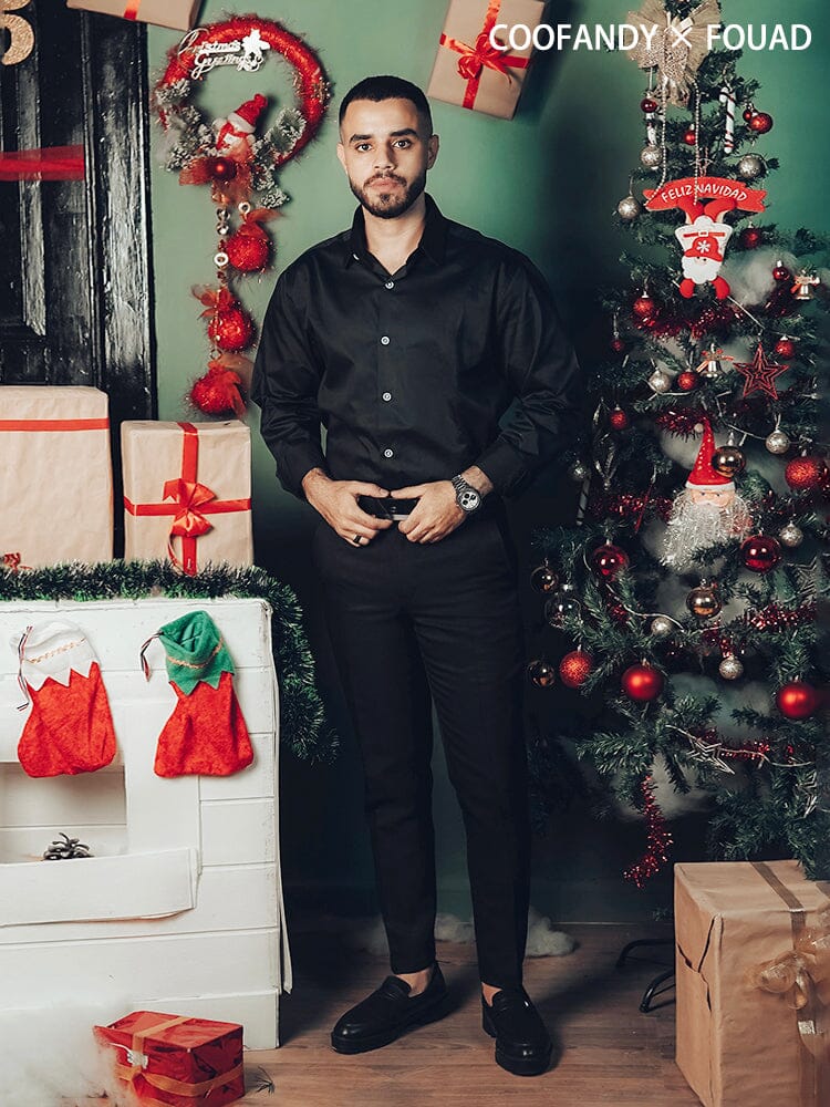 Modern Silk Stain Dress Shirts (US Only)