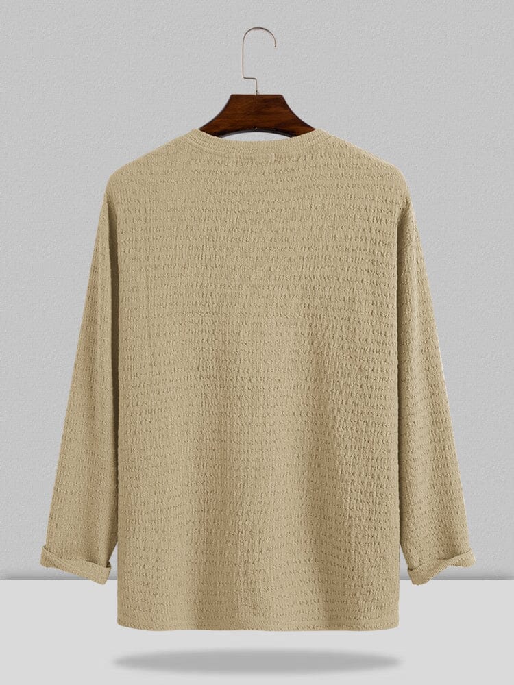 Small V-neck long-sleeved Shirt