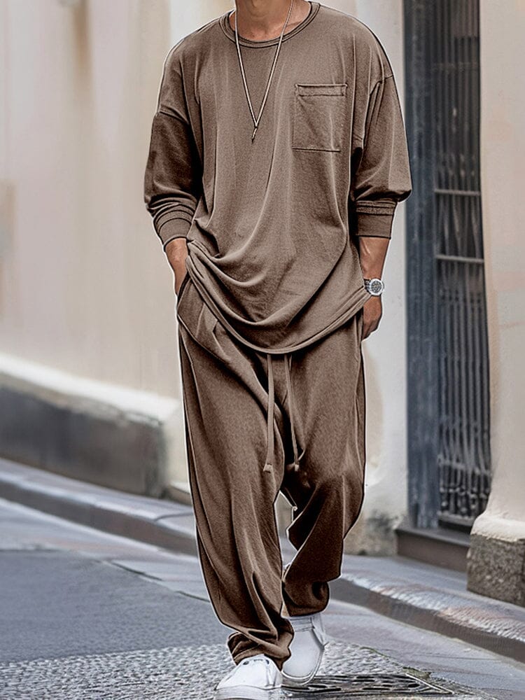 Simple Loose Fit 2-Piece Set