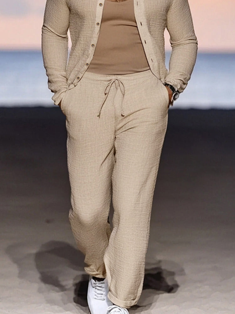 Resort Style Shirt Pants Set