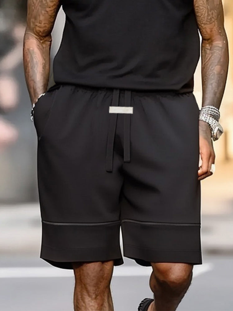 Casual Athletic Tank Top Shorts Set