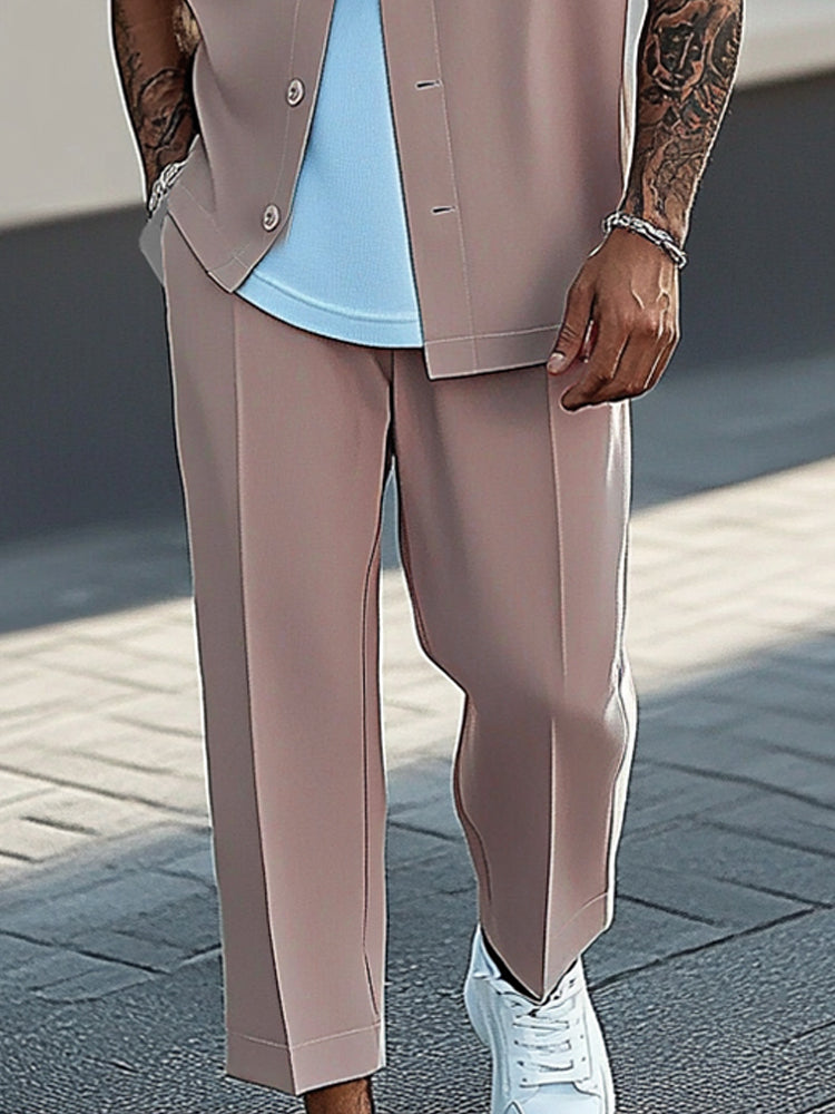 Urban Fashion 2-Piece Shirt Pants Set