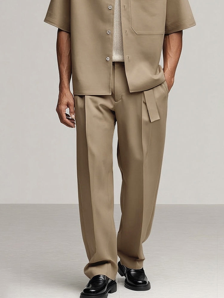 Elegant Simplicity Shirt Pants Set