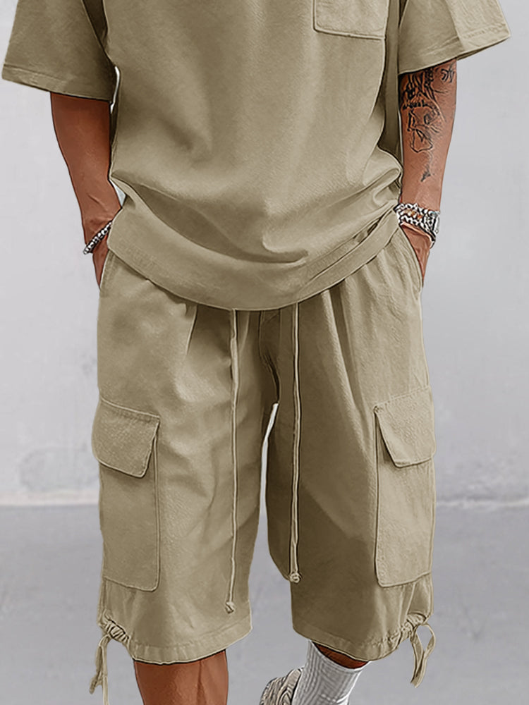 Trendy 100% Cotton T-Shirt Set