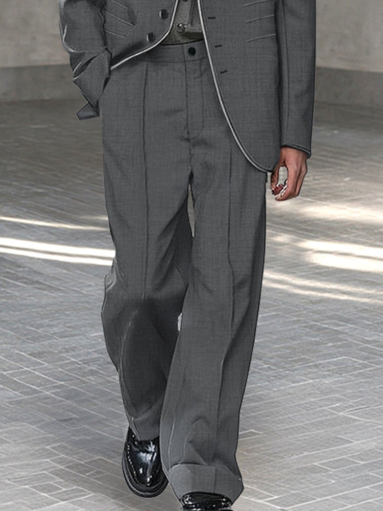 Modern Relaxed Fit Suit Set