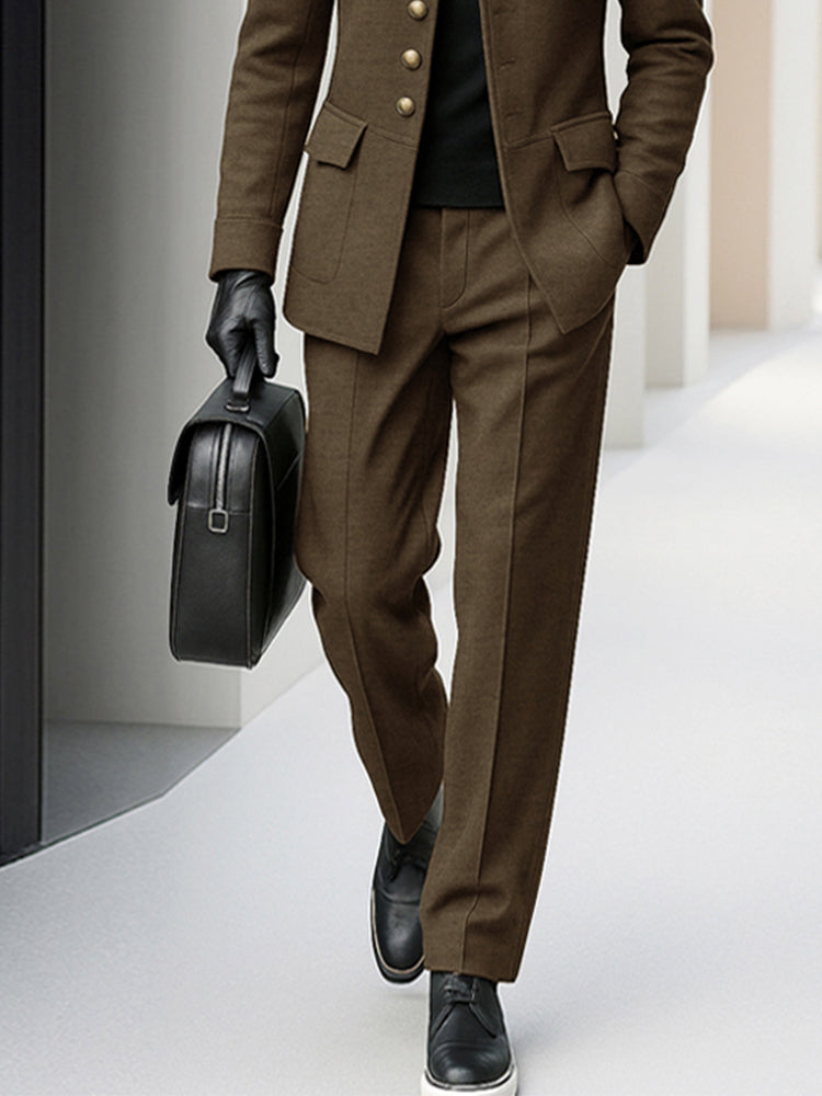 Modern Gentleman Coat Pants Set