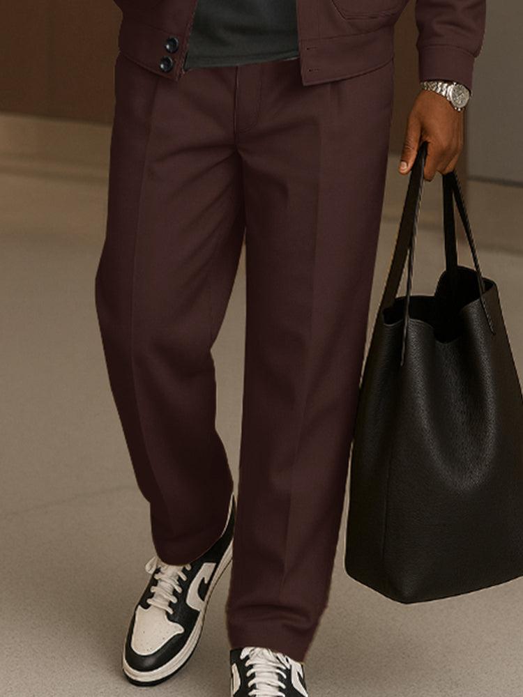 Smart Casual Versatile Jacket Pants Set
