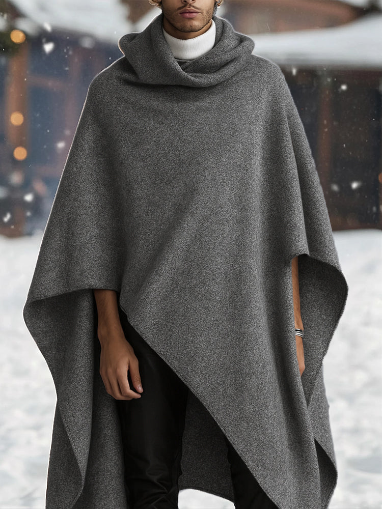 Comfy Minimalist Asymmetric Cloak Cape