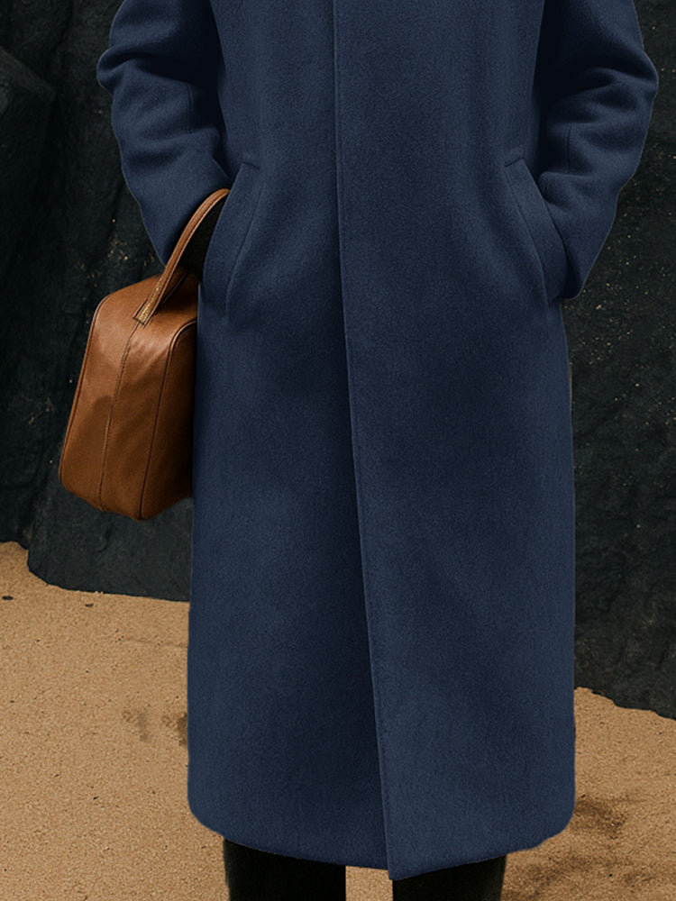 Premium Soft Lined Faux Suede Coat
