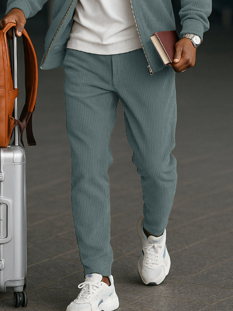 Classic Corduroy Jacket and Pants Set