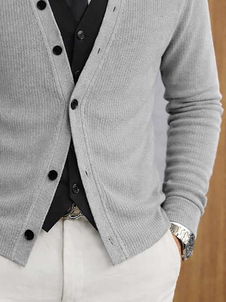Fashion Spring Fake 2-Piece Knit Cardigan