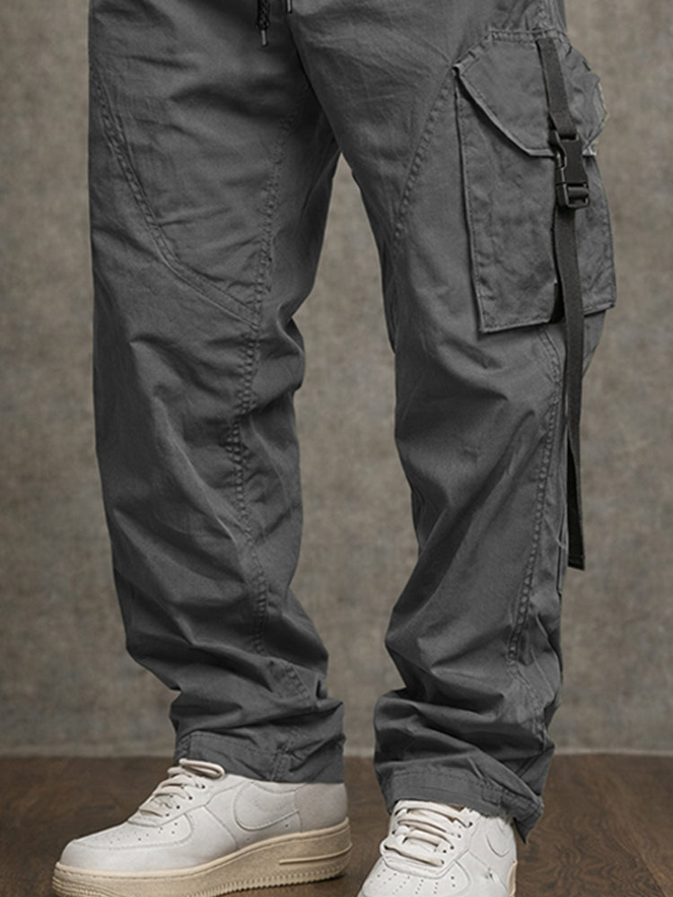 Casual Drawstring Tactical Cargo Pants