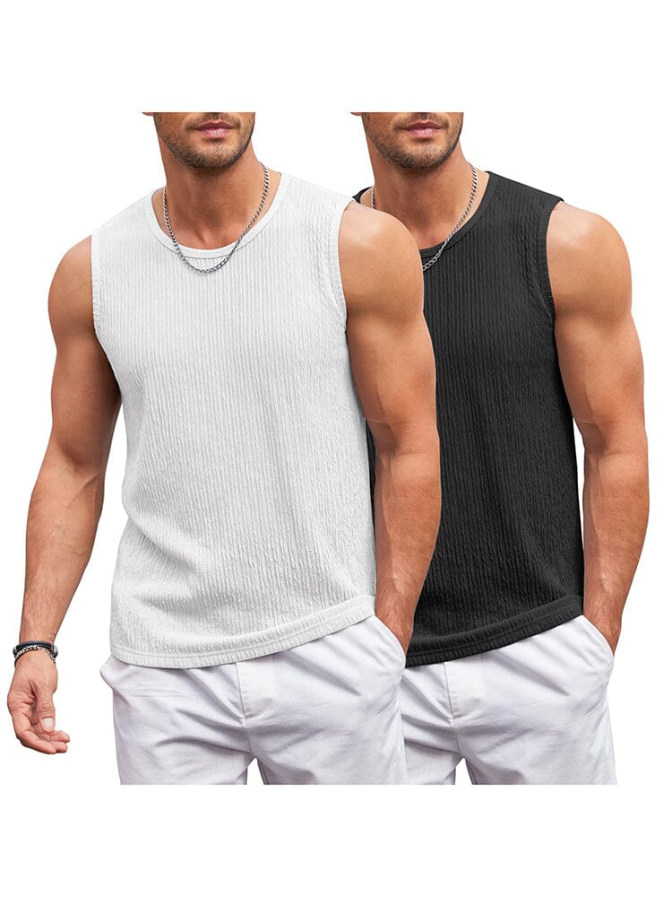 Jacquard Knit 2 Packs Tank Top (US Only)