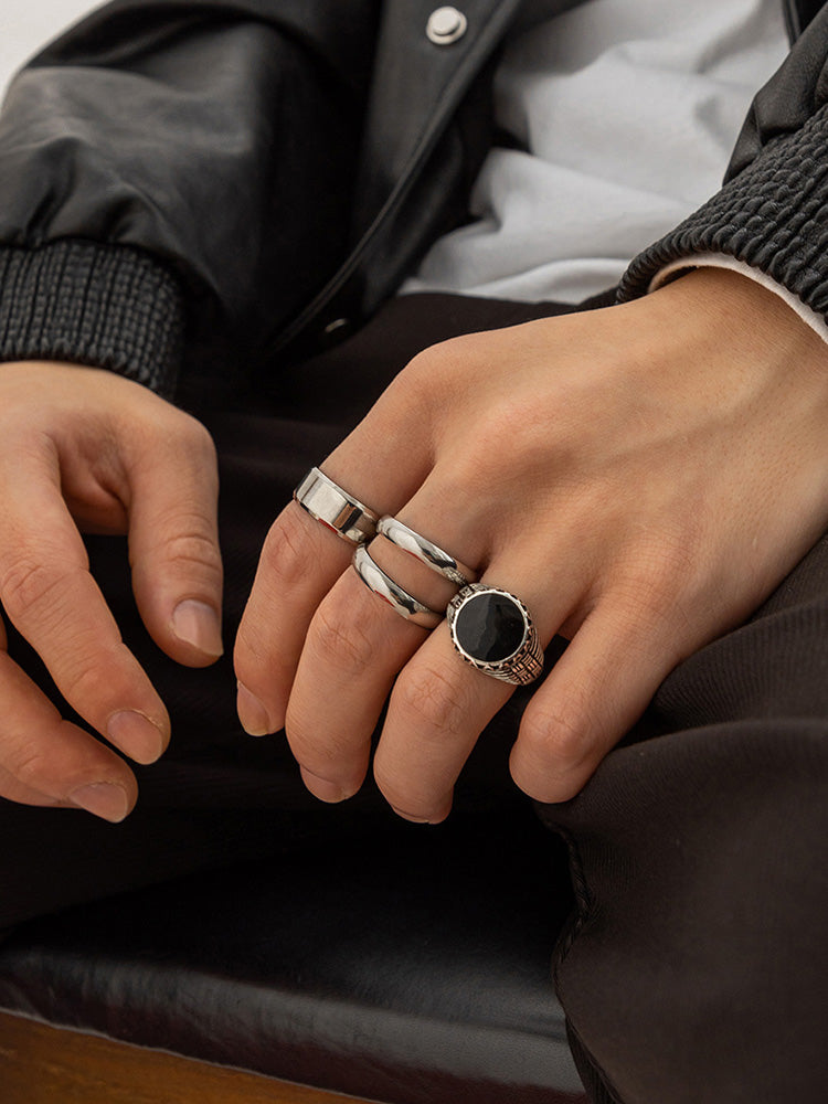Stylish Streetstyle Alloy 4 PCS Ring Set