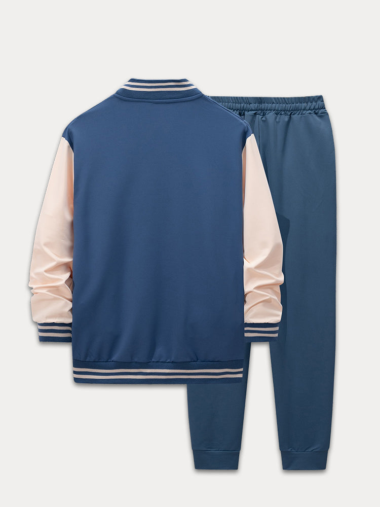 Versatile Sporty Jacket Pants Set