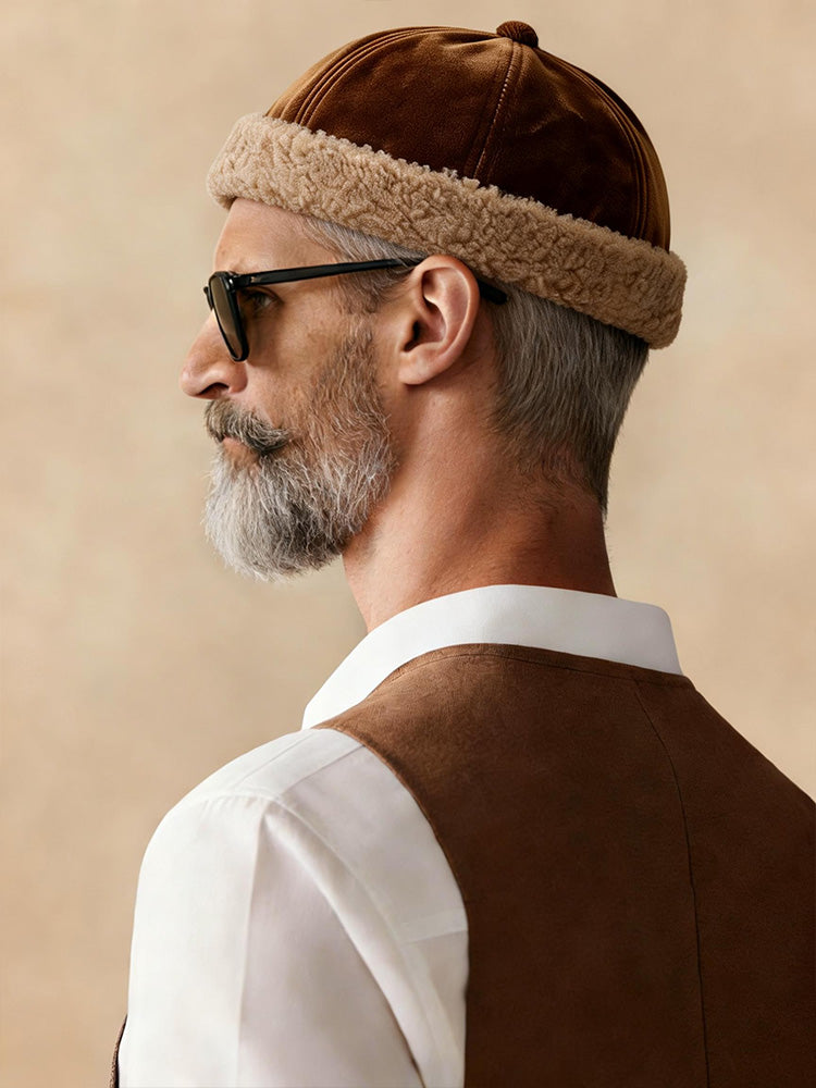 Warm Fleece Brimless Beanie Hat