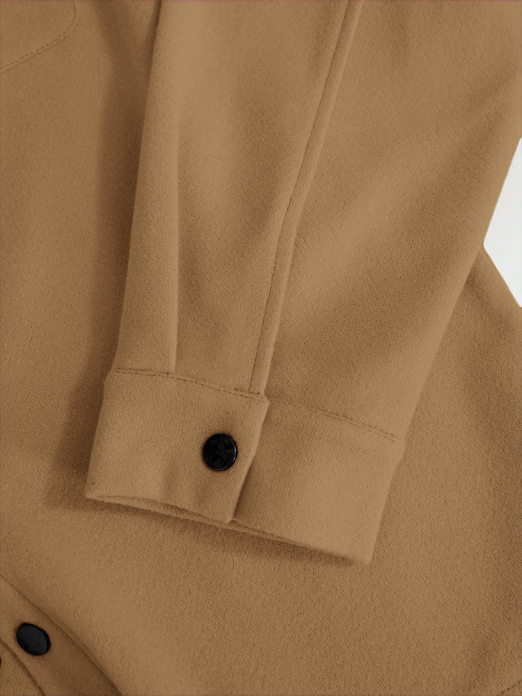 Casual Stylish Button Down Lapel Jackets