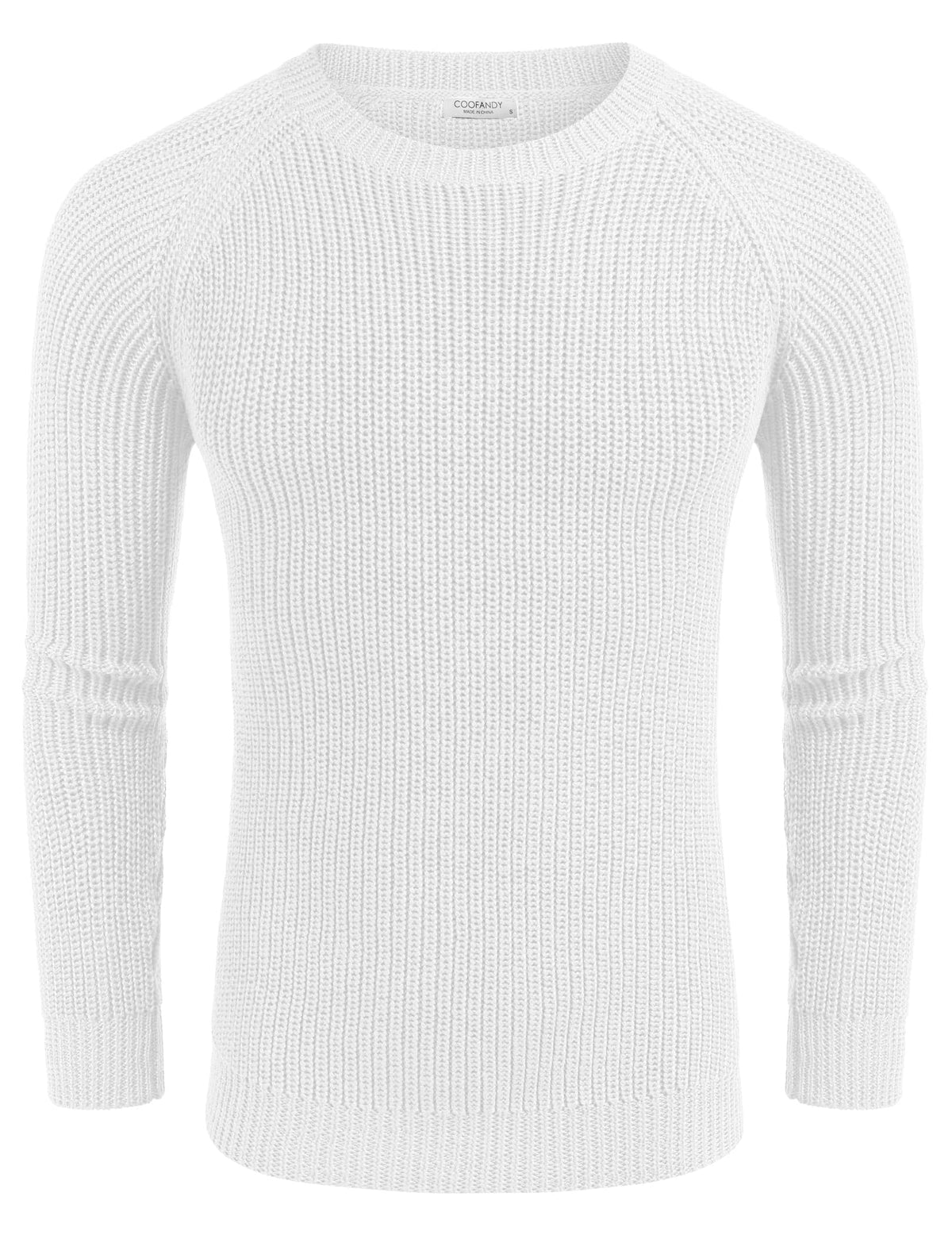 Crew Neck Slim Fit Knitted Pullover Sweater (US Only)