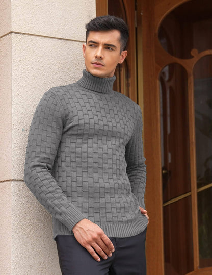 Slim Fit Turtleneck Thermal Sweaters (US Only)