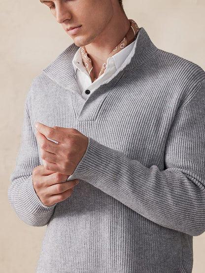 Stylish Solid Color Sweater