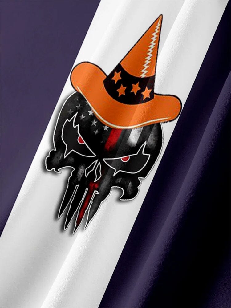Halloween Pattern Short Sleeves Shirt 14
