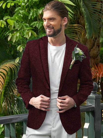 Slim Fit One Button Blazer Jacket (US Only)