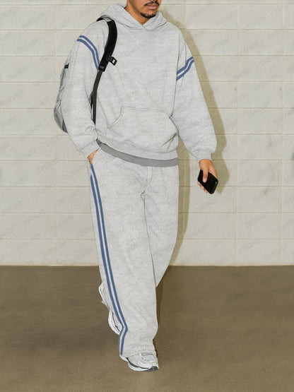 Athleisure Contrast Stripe Matching Set