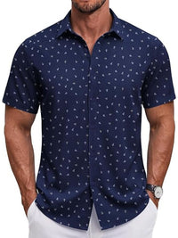 Navy Anchor-white