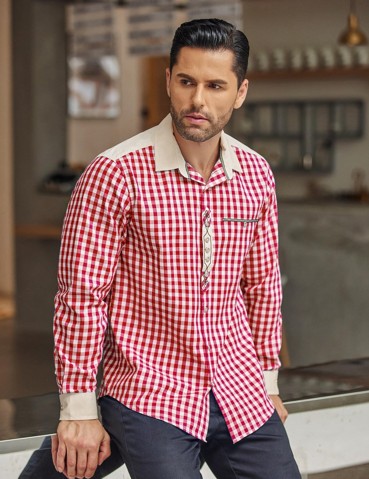 Urban Casual Plaid Shirt