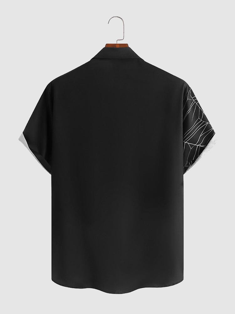 Halloween Pattern Short Sleeves Shirt 4