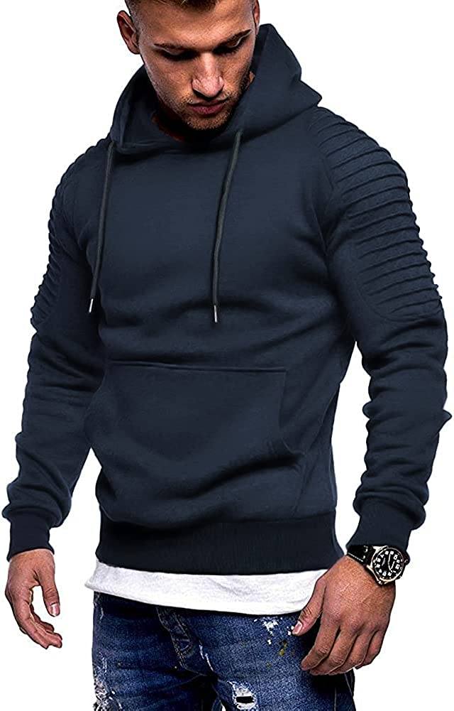 Lightweight Gym Athletic Pullover Hooded Sweater With Pocket (Us Only)