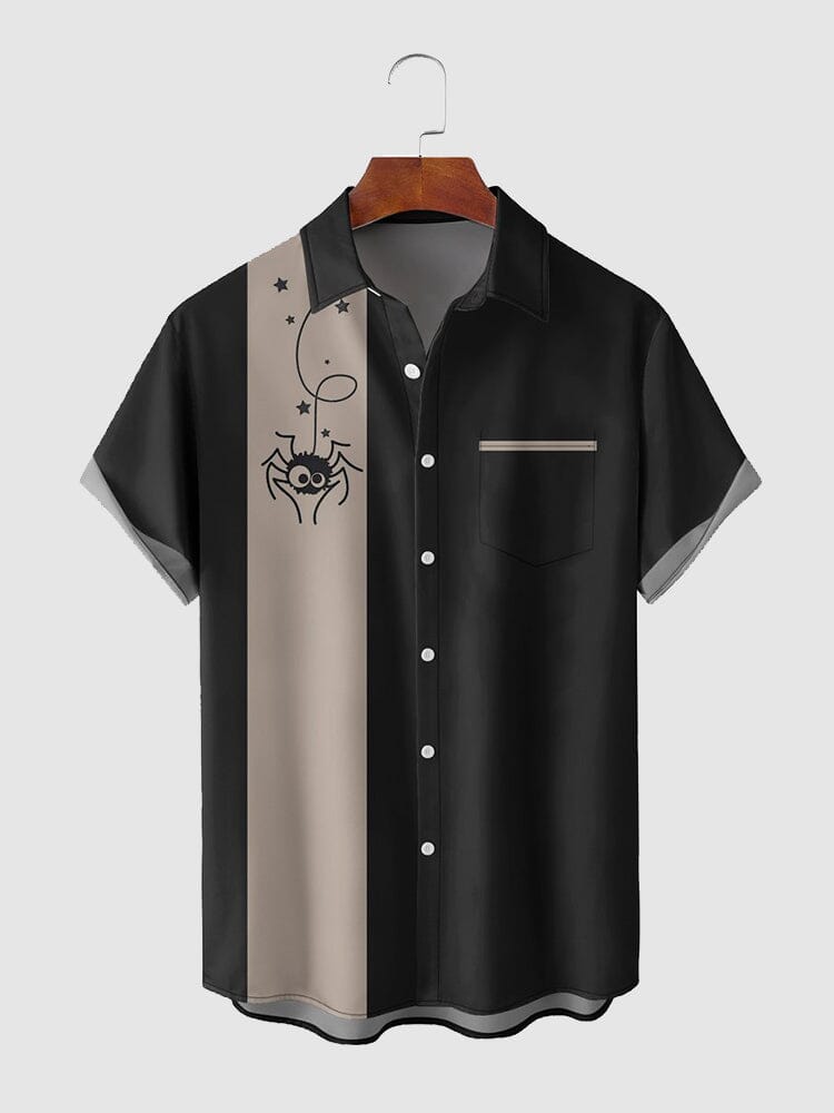 Halloween Pattern Short Sleeves Shirt 5