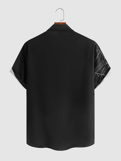 Halloween Pattern Short Sleeves Shirt 5