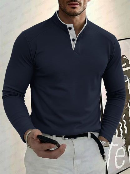 Layering Essential Contrast Placket Shirt