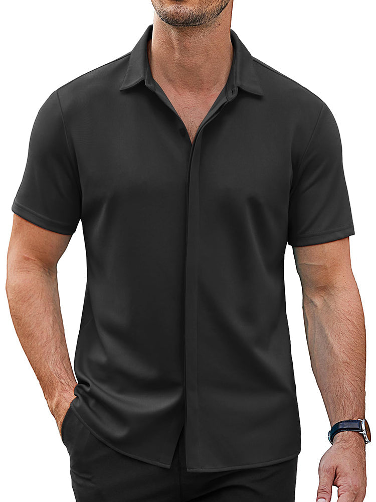Casual Summer Wrinkle Free Dress Shirt (US Only)