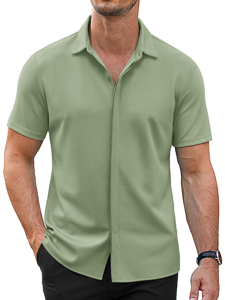 Casual Summer Wrinkle Free Dress Shirt (US Only)