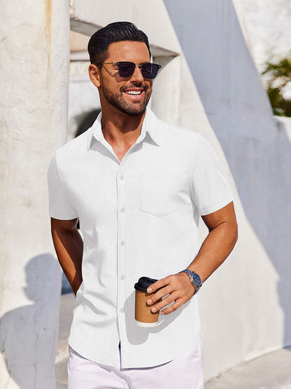 Casual Button Down Denim Shirt (US Only)