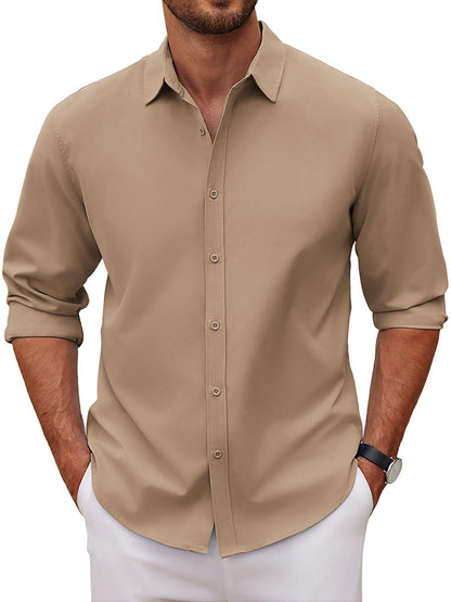 Casual Button Down Dress Shirt