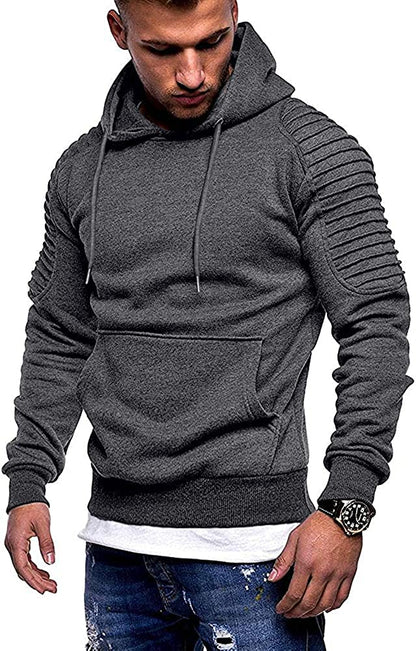 Lightweight Gym Athletic Pullover Hooded Sweater With Pocket (Us Only)