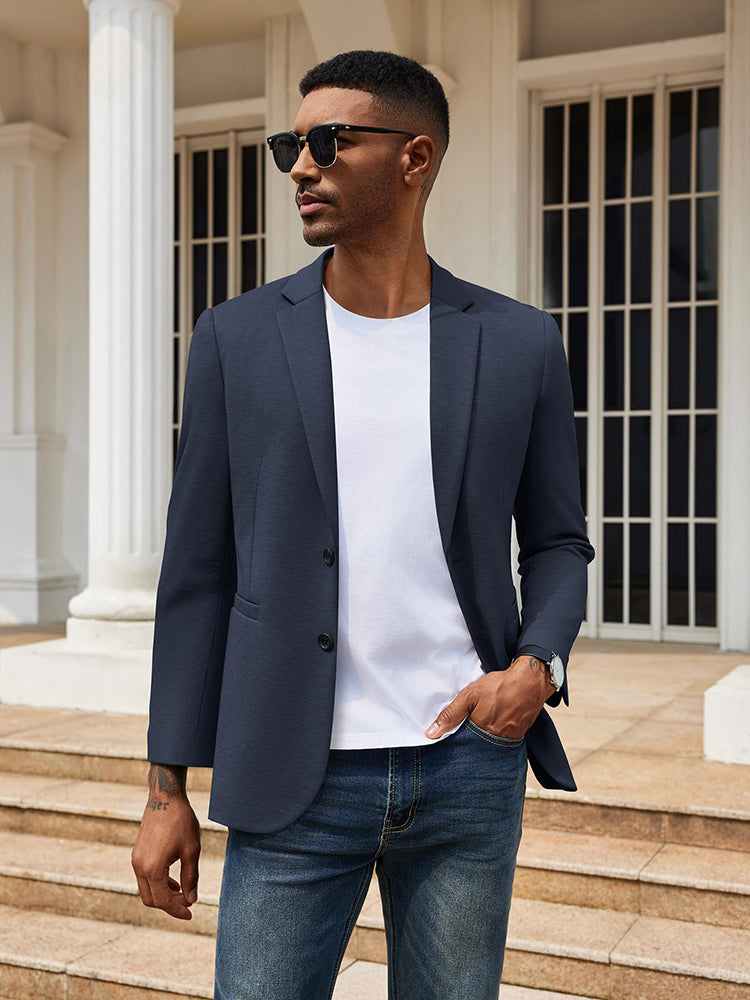 Casual Knit Two Buttons Suit Jackets (US Only)