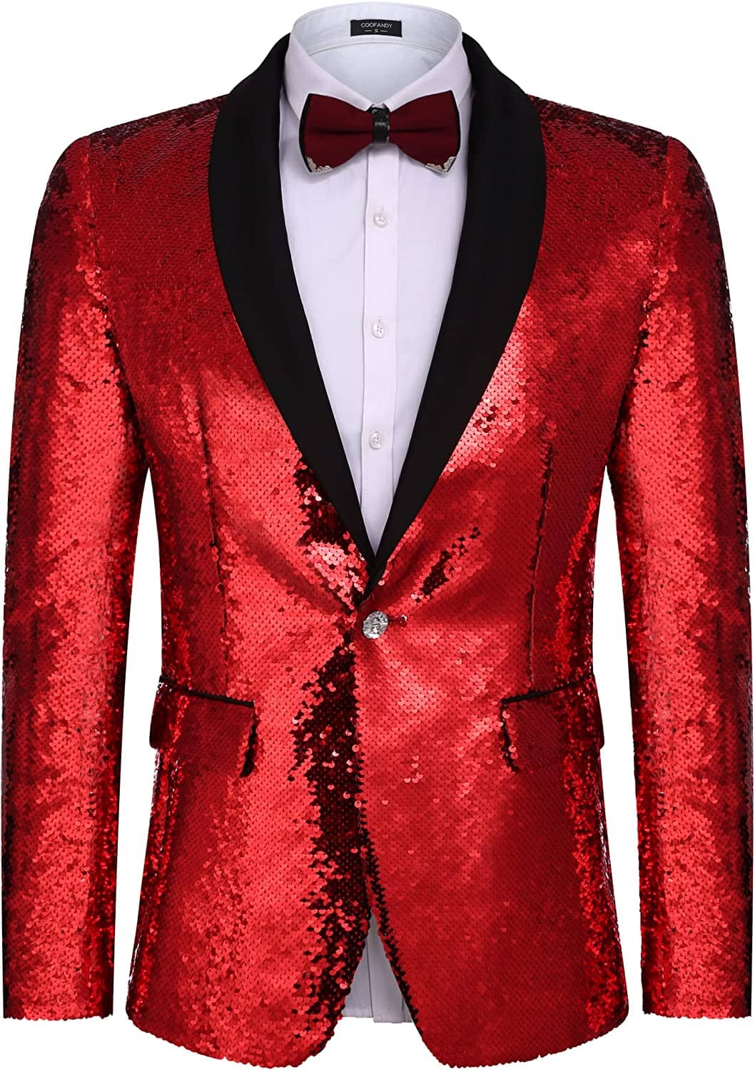 Shiny Sequin Blazer Tuxedo Suit (US Only)