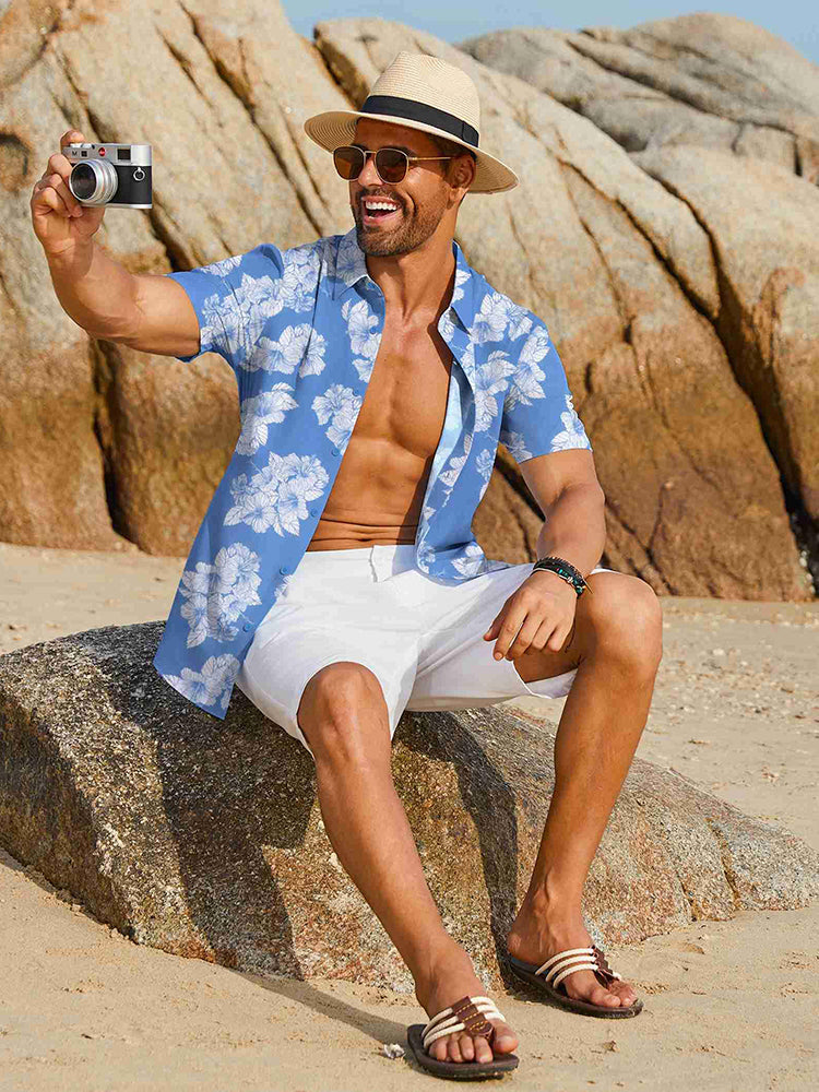 Designer Floral Hawaiian Vacation Shirt (US Only)