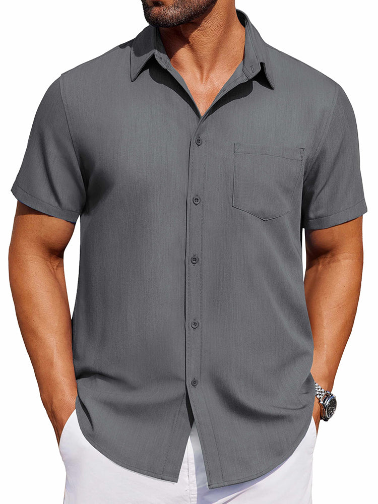 Casual Button Down Denim Shirt (US Only)